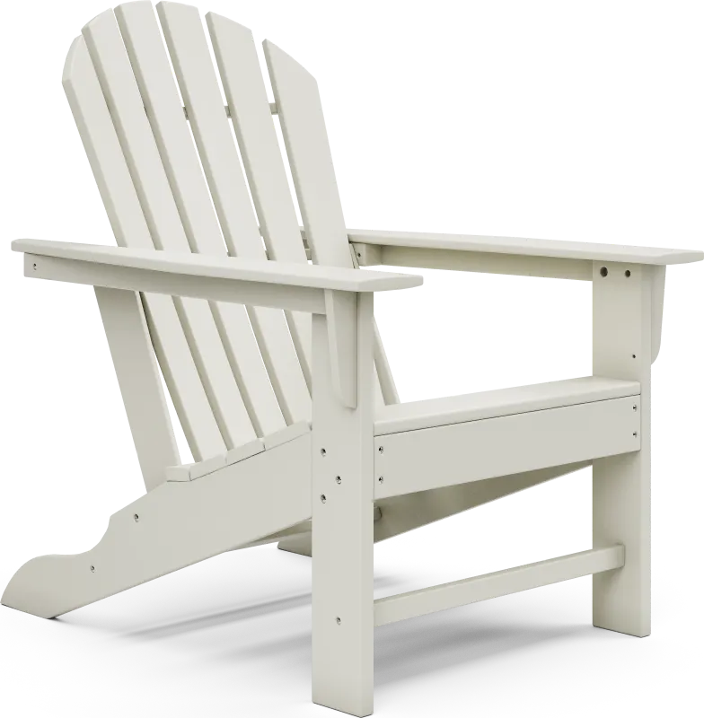 Addy White Outdoor Adirondack Chair