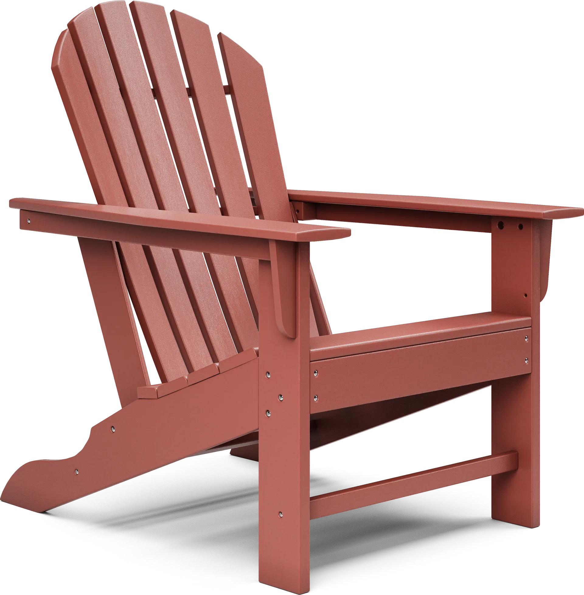 Addy Red Outdoor Adirondack Chair - Image 1