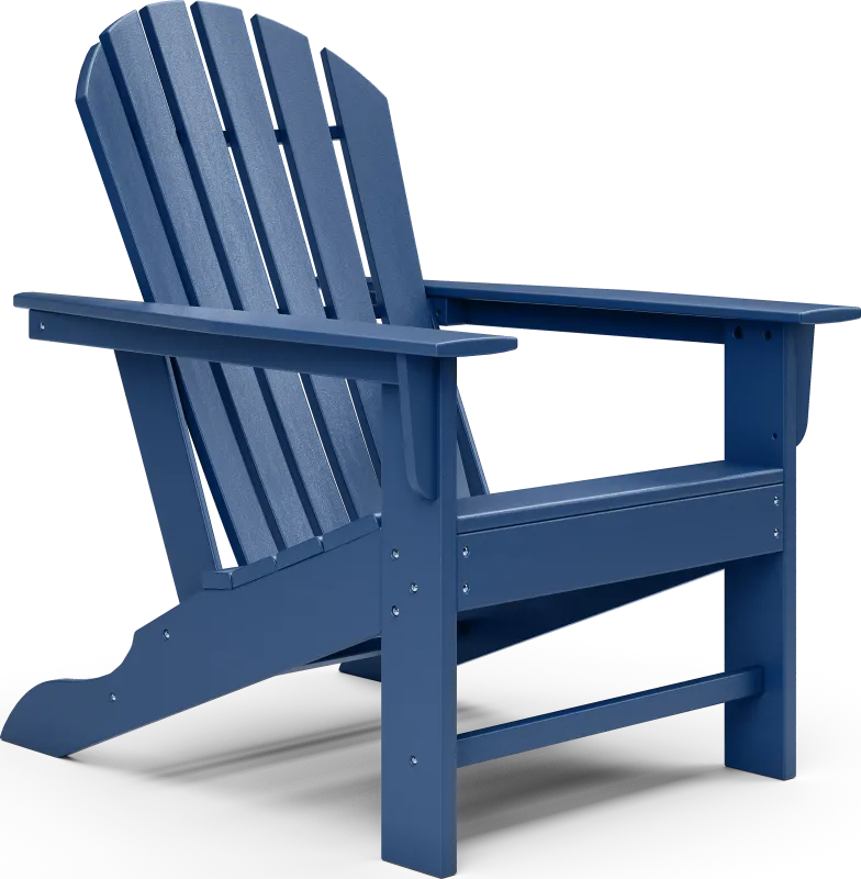 Addy Navy Outdoor Adirondack Chair