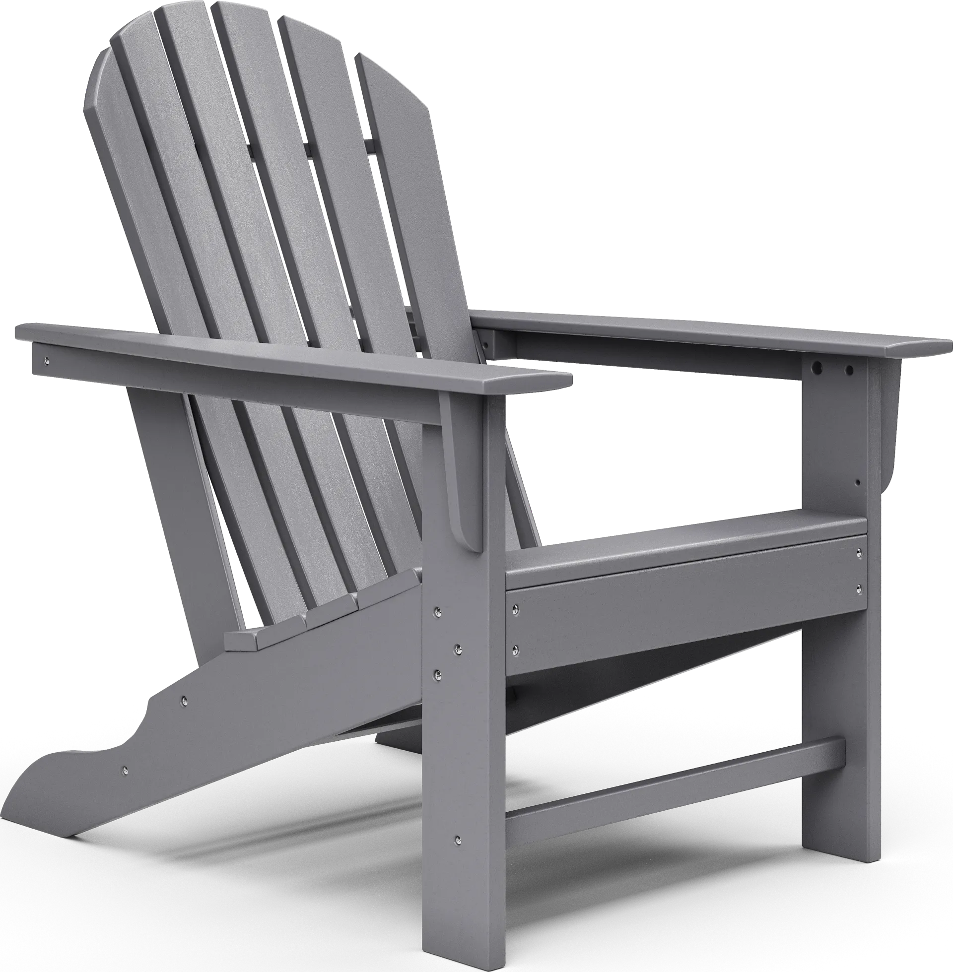 Addy Gray Outdoor Adirondack Chair - Image 1