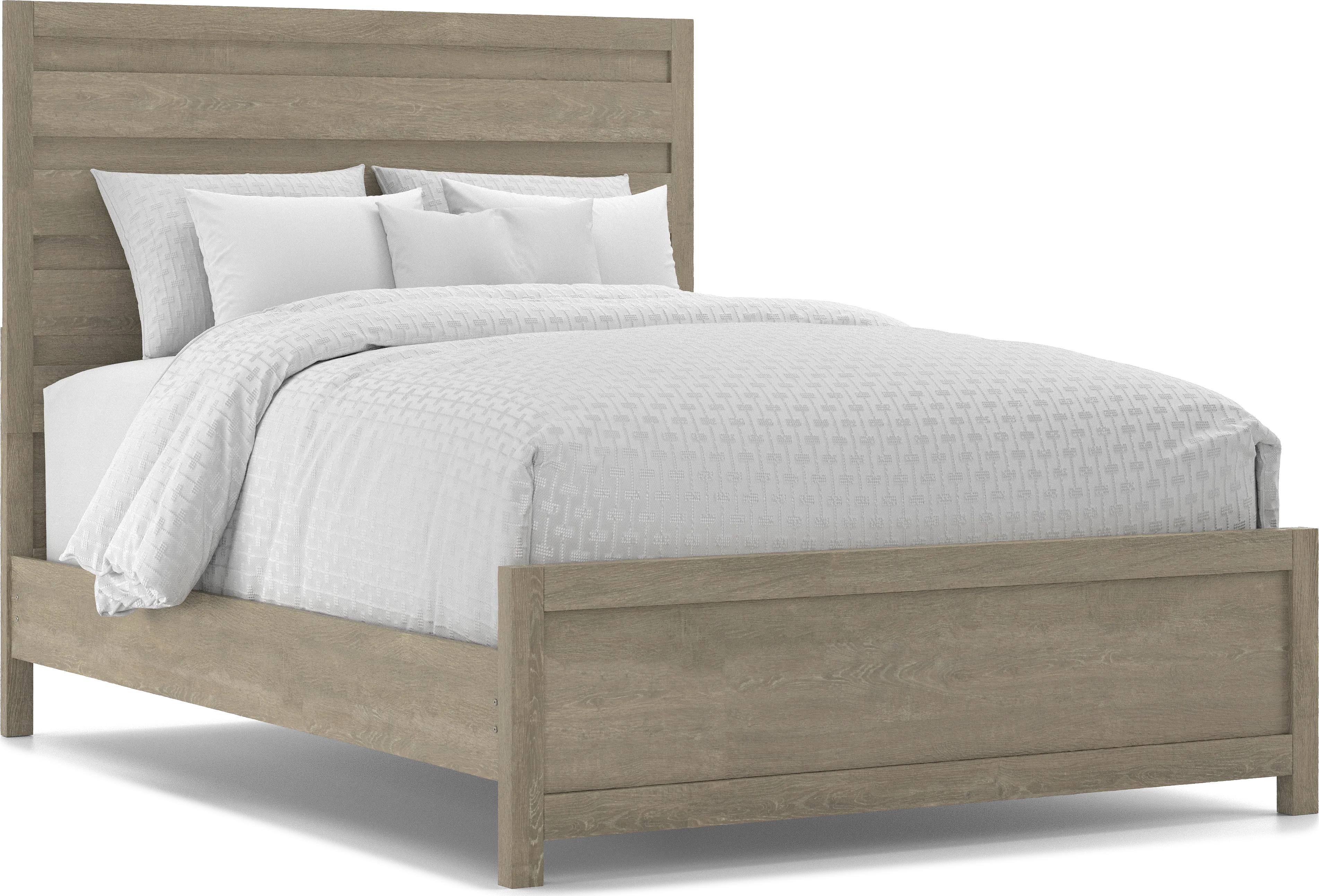 Barringer Place Gray 5 Pc Queen Panel Bedroom - Thumbnail - Image 2