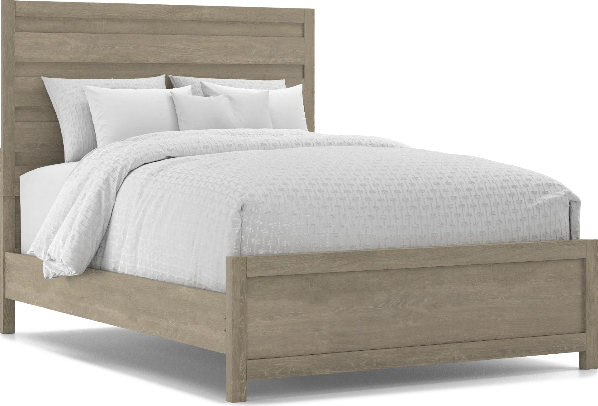 Barringer Place Gray 3 Pc Queen Panel Bed - Image 2