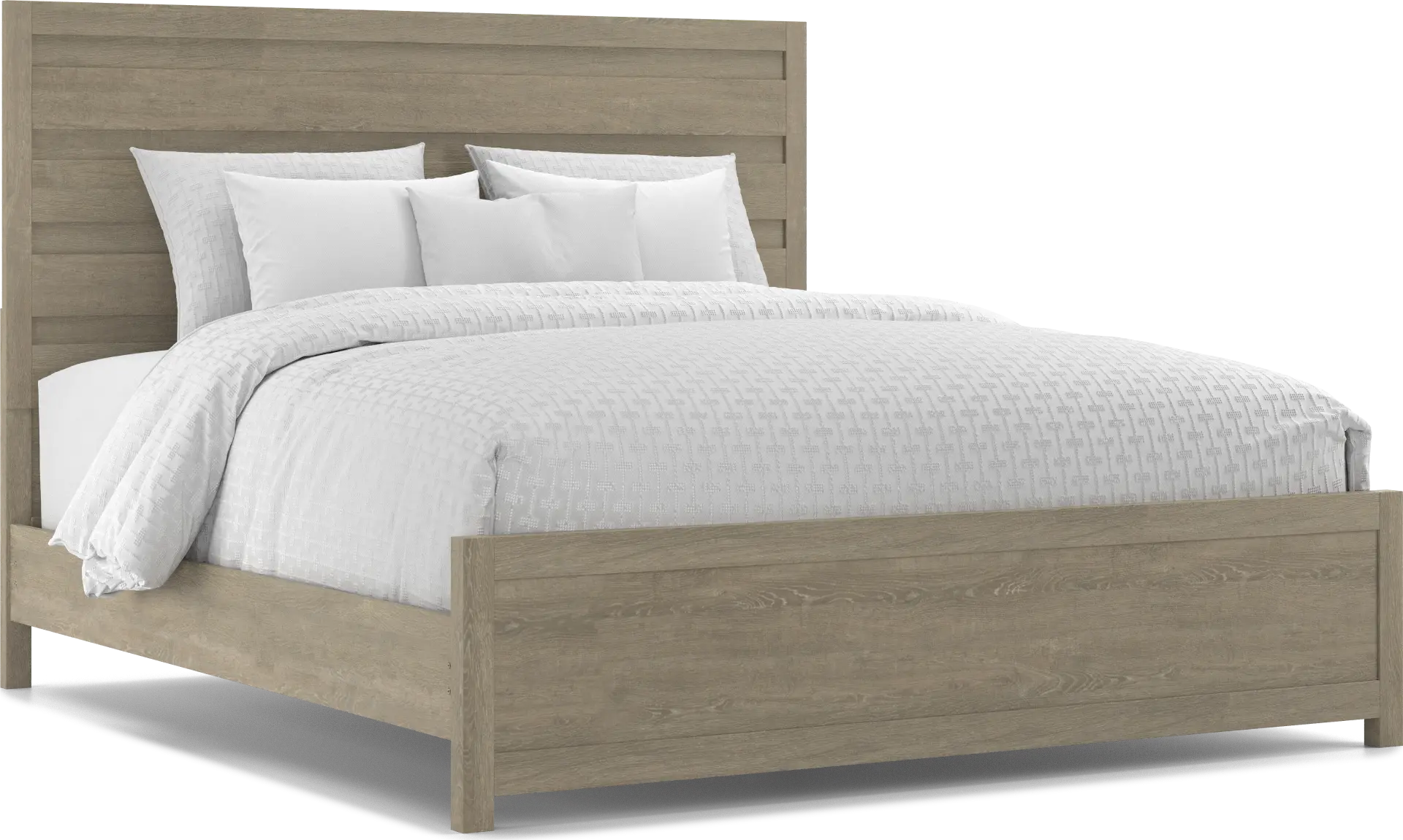 Barringer Place Gray 3 Pc King Panel Bed