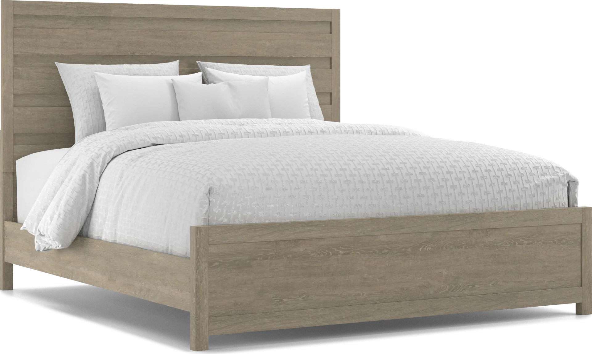 Barringer Place Gray 3 Pc King Panel Bed - Image 1