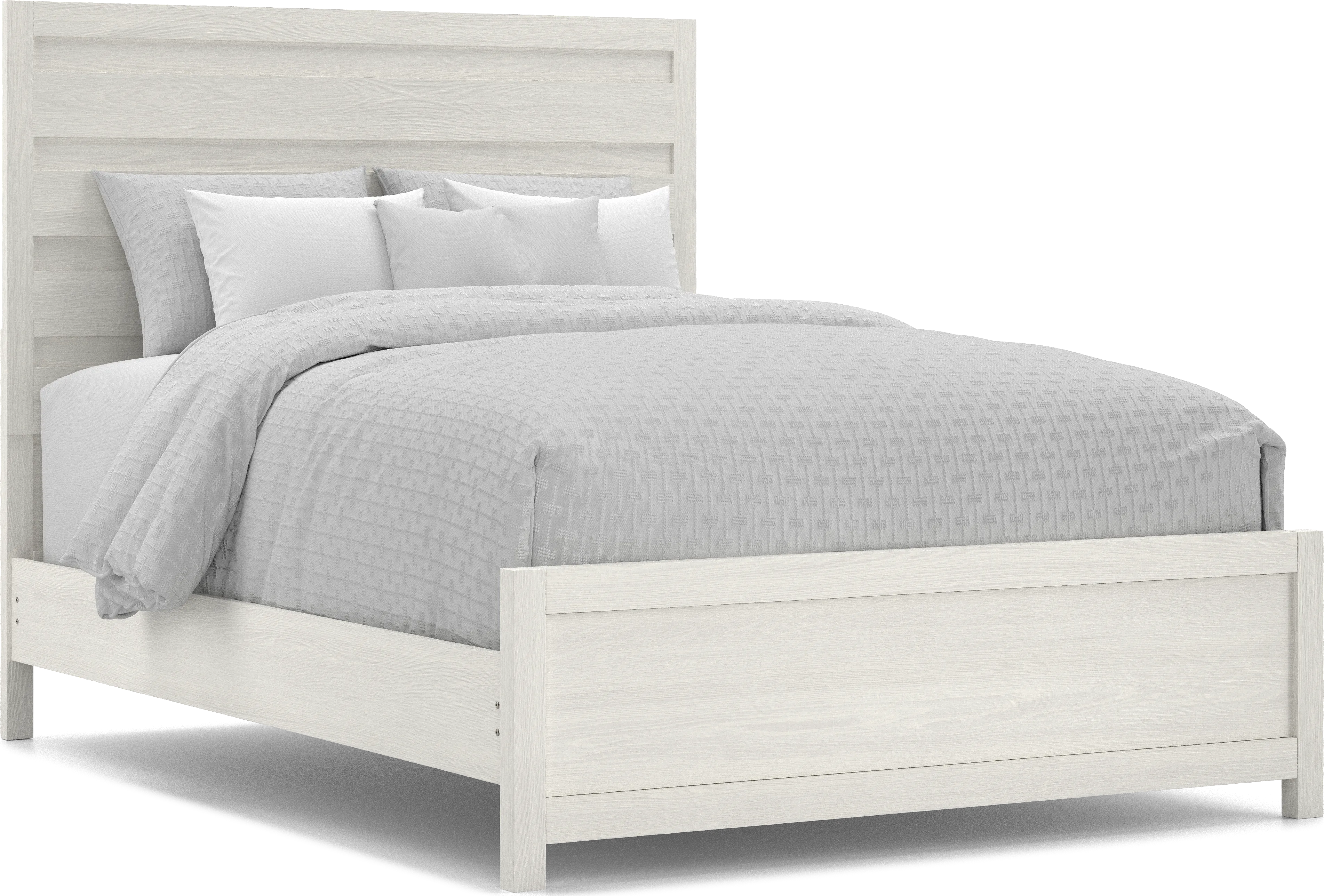 Barringer Place White 5 Pc Queen Panel Bedroom - Thumbnail - Image 2