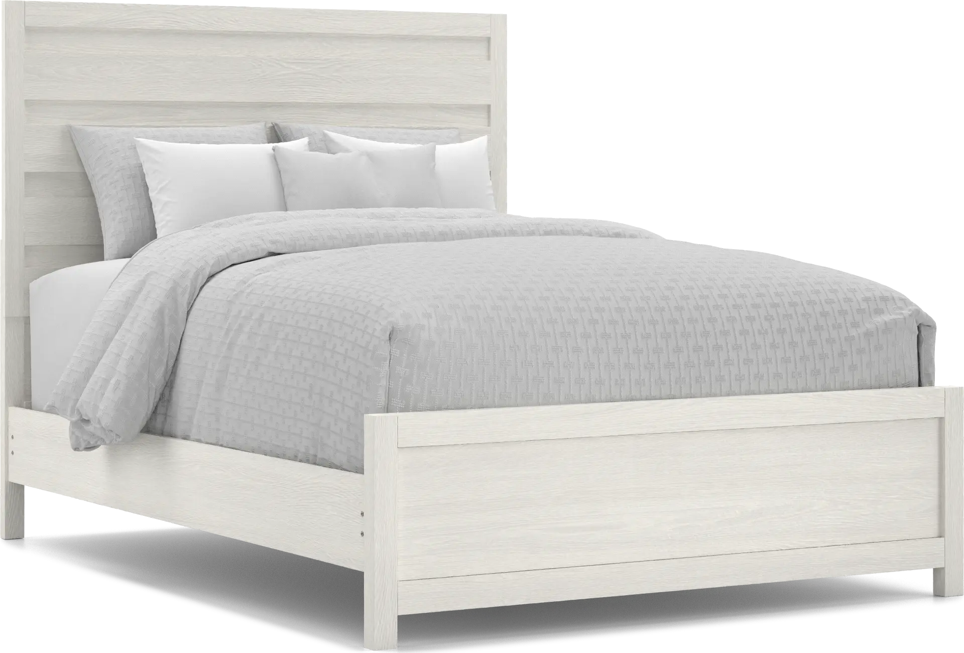 Barringer Place White 3 Pc Queen Panel Bed