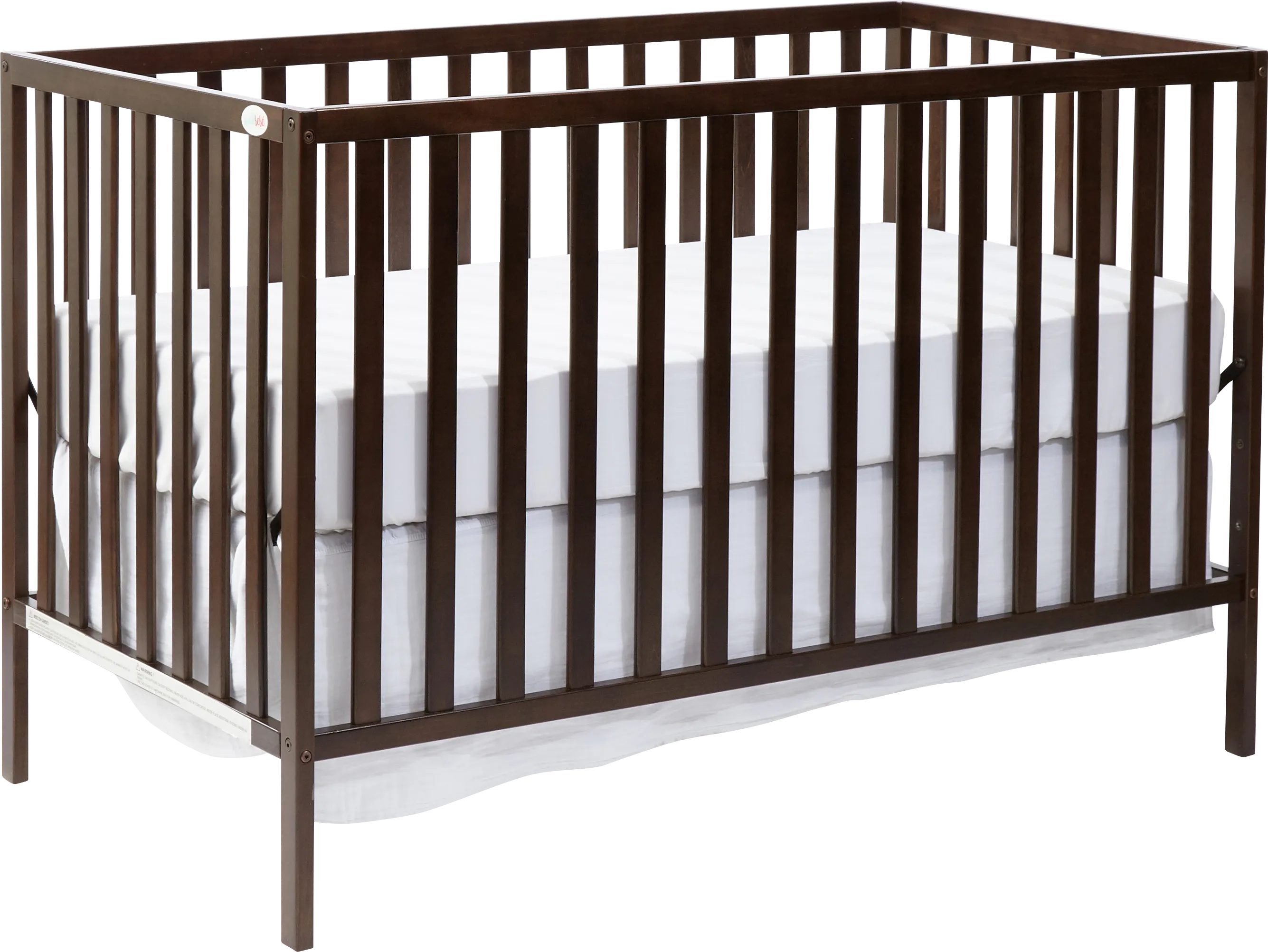 Kids Kelby Cove Espresso Convertible Crib - Image 1