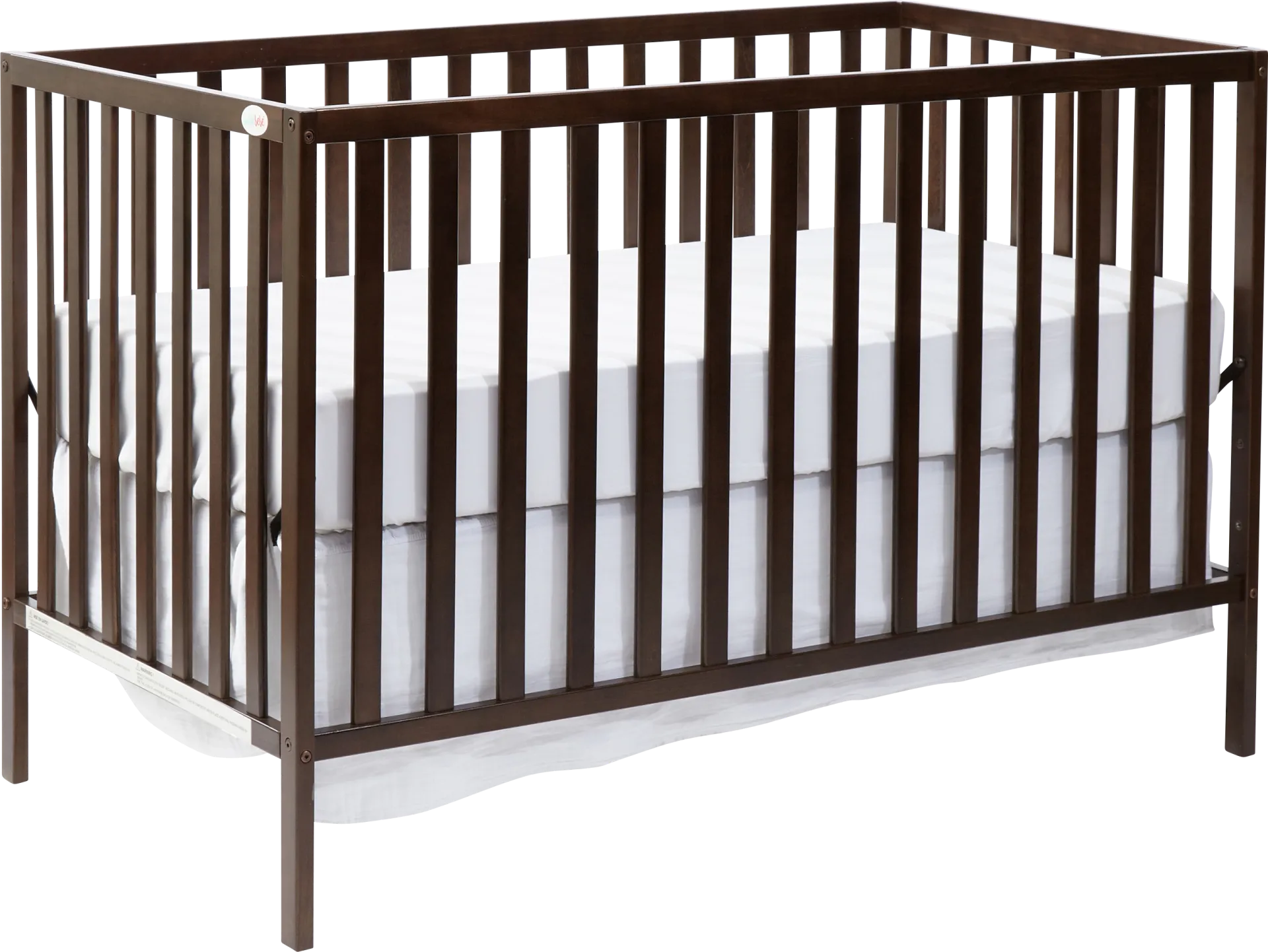 Kids Kelby Cove Espresso Convertible Crib - Image 1