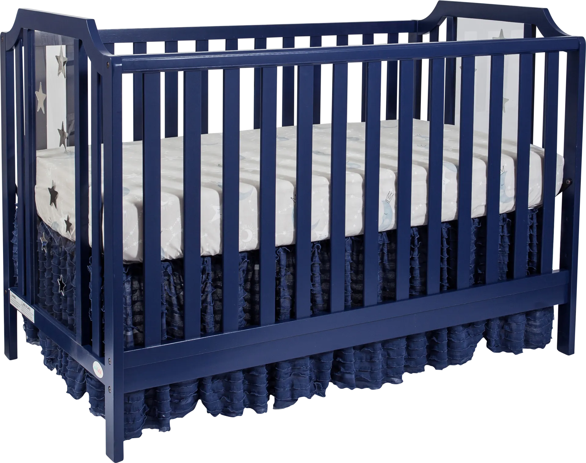 Kids Starry Grove Navy Convertible Crib - Image 1