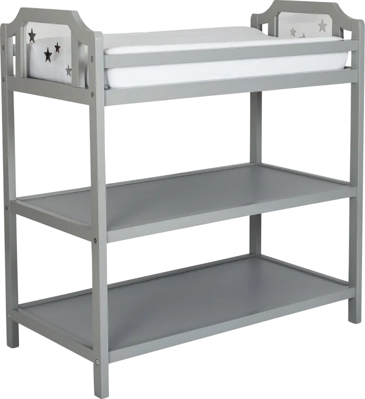 Kids Starry Grove Light Gray Changing Table
