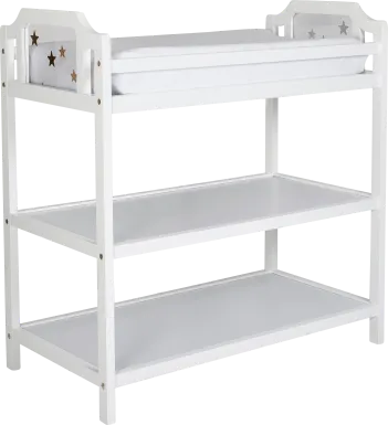 Kids Starry Grove White Changing Table
