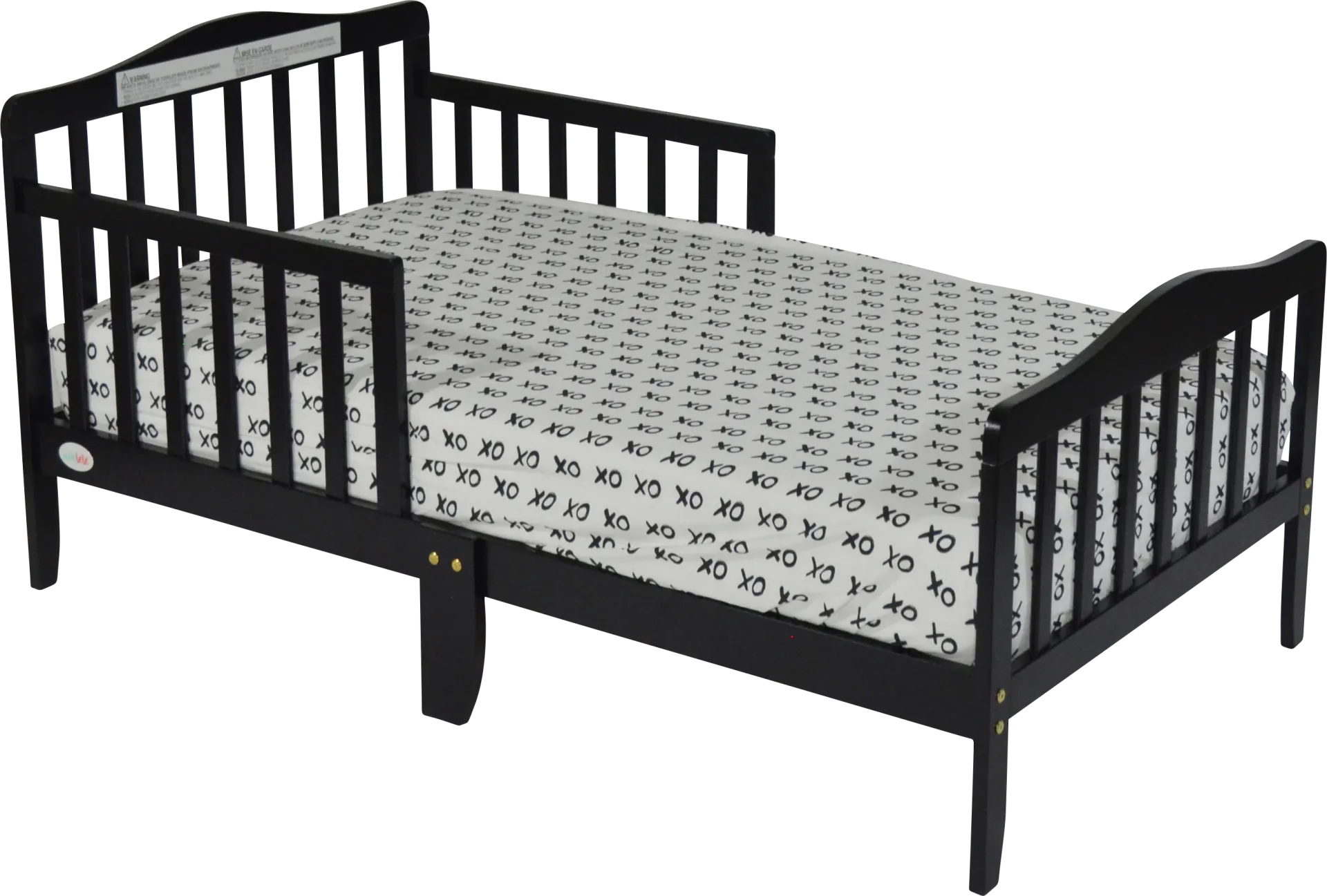 Kids Nealy Black Toddler Bed - Image 1