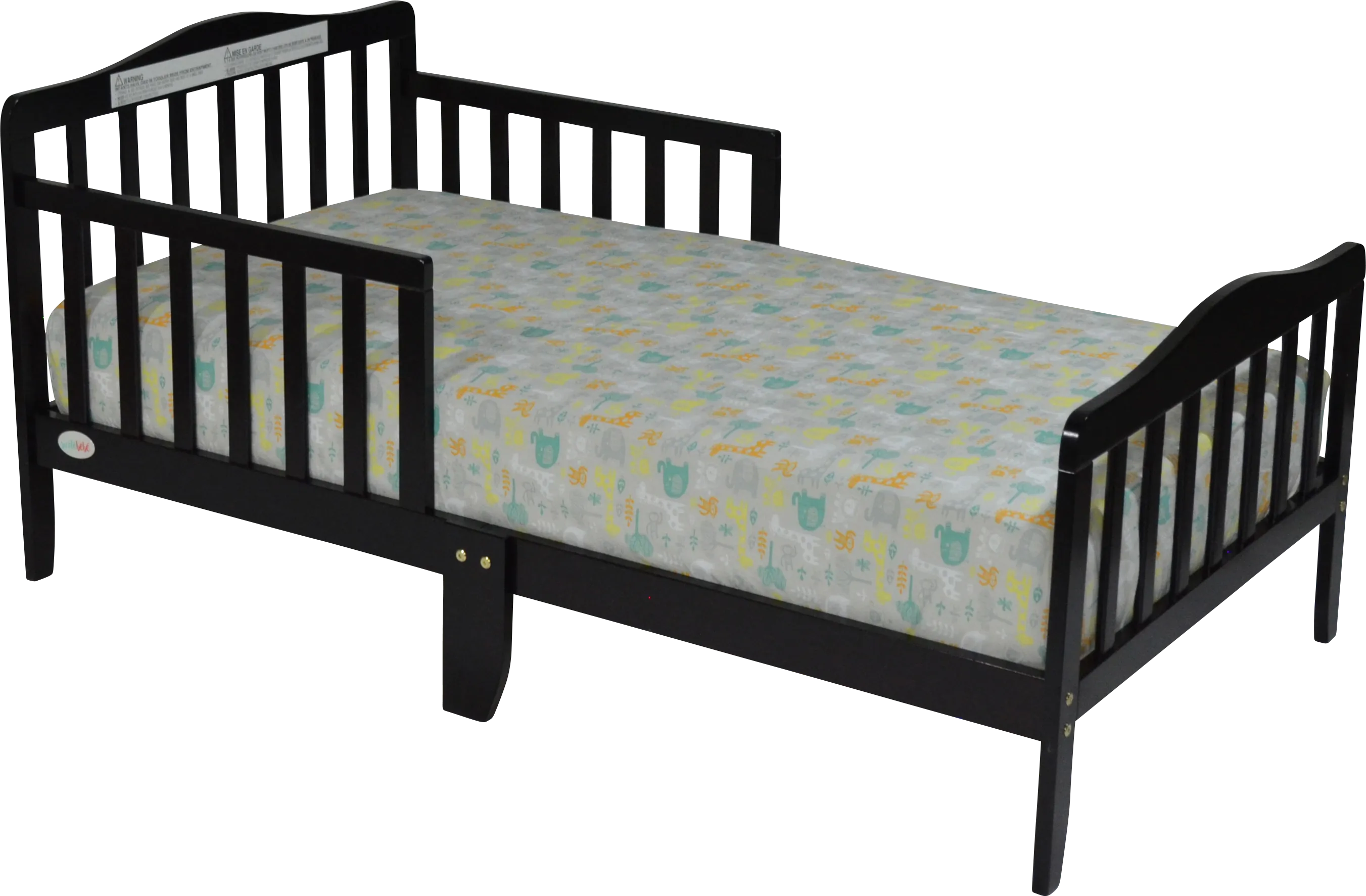 Kids Nealy Espresso Toddler Bed - Thumbnail - Image 1
