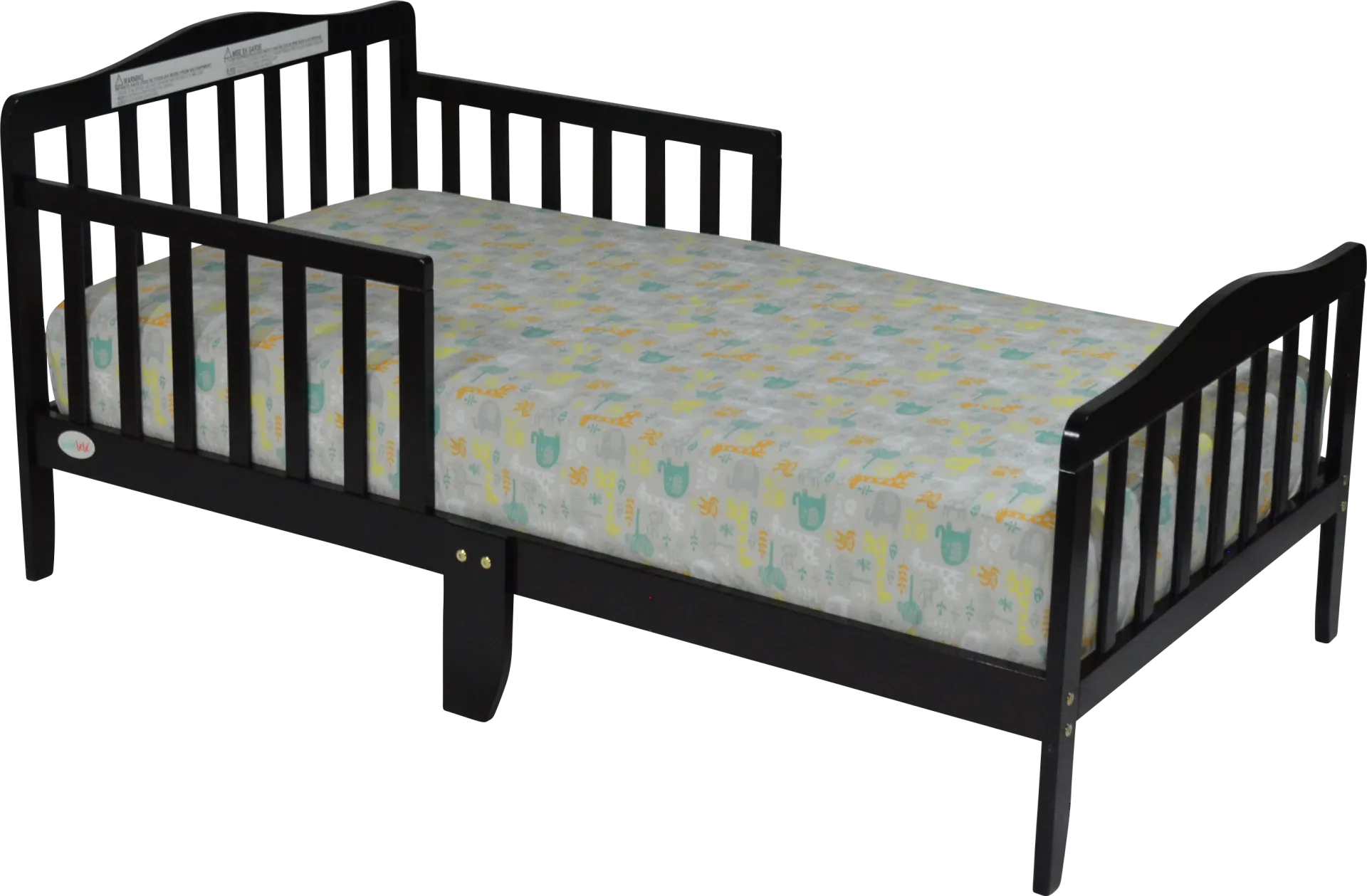 Kids Nealy Espresso Toddler Bed - Image 1