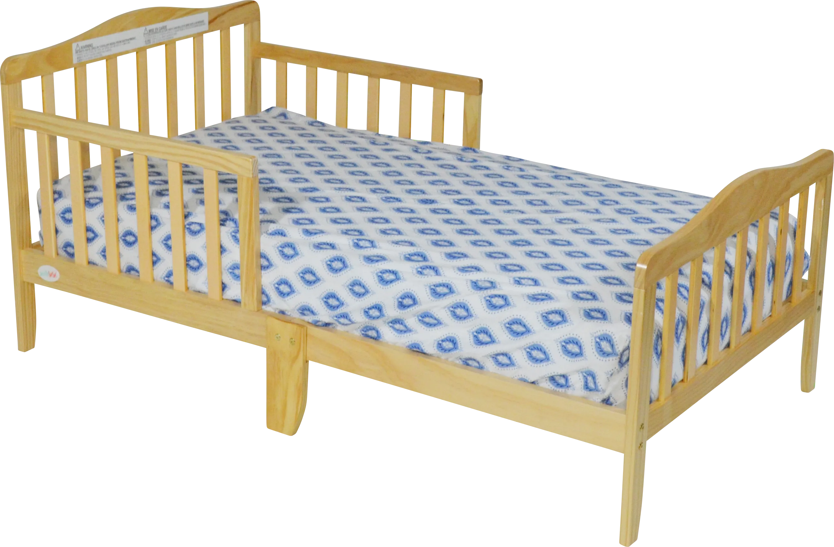 Kids Nealy Natural Toddler Bed - Thumbnail - Image 1