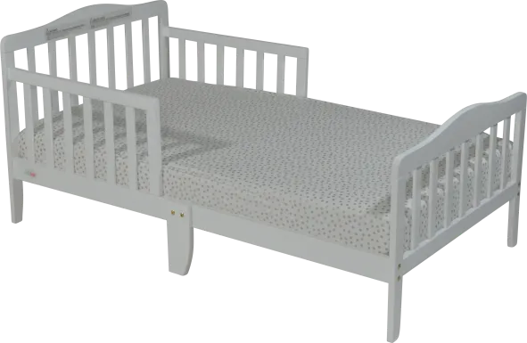 Kids Nealy White Toddler Bed