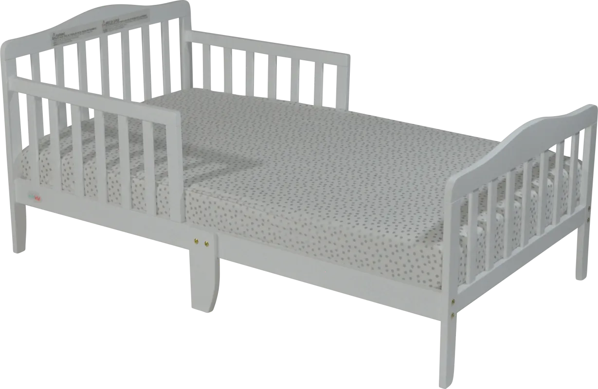 Kids Nealy White Toddler Bed