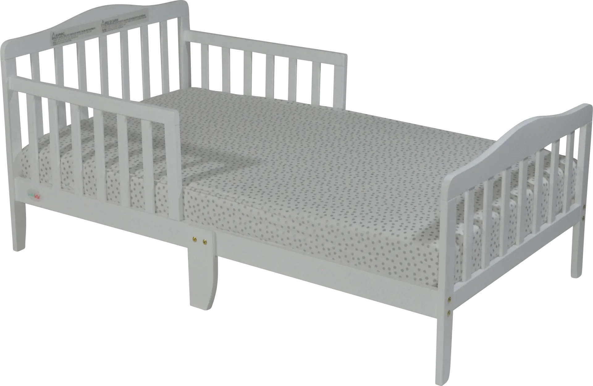 Kids Nealy White Toddler Bed - Image 1