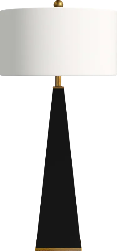 Fazio Post Black Lamp