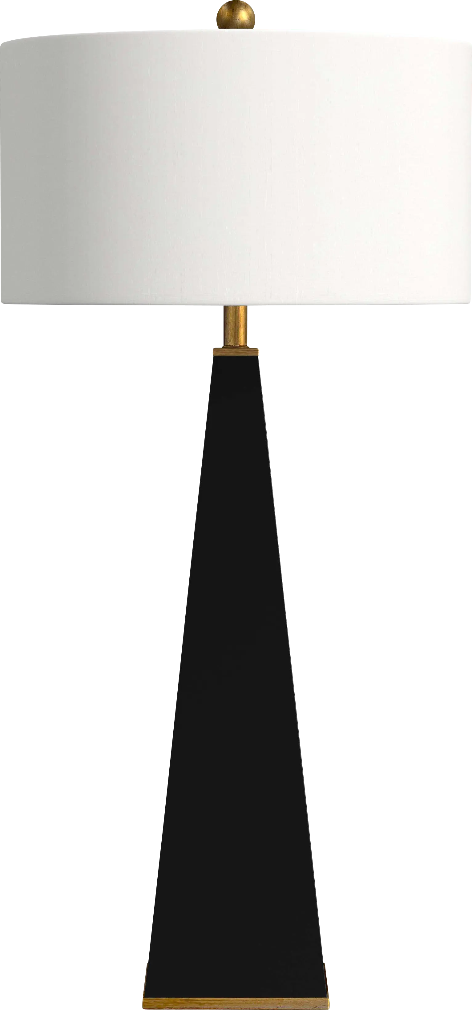 Fazio Post Black Lamp