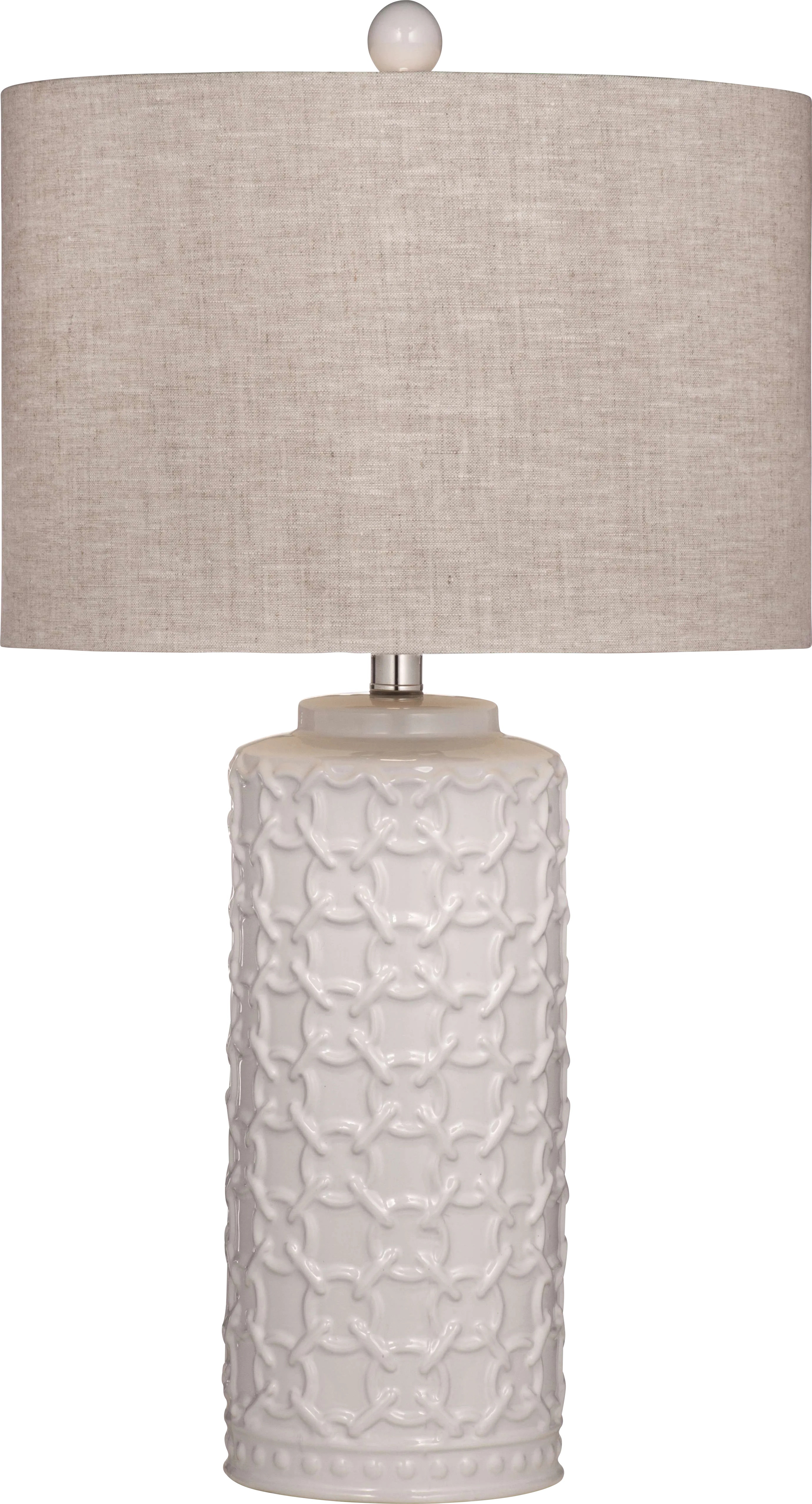 Yaupon Peak White Lamp - Thumbnail - Image 1