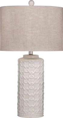 Yaupon Peak White Lamp