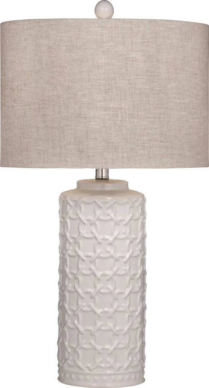 Yaupon Peak White Lamp