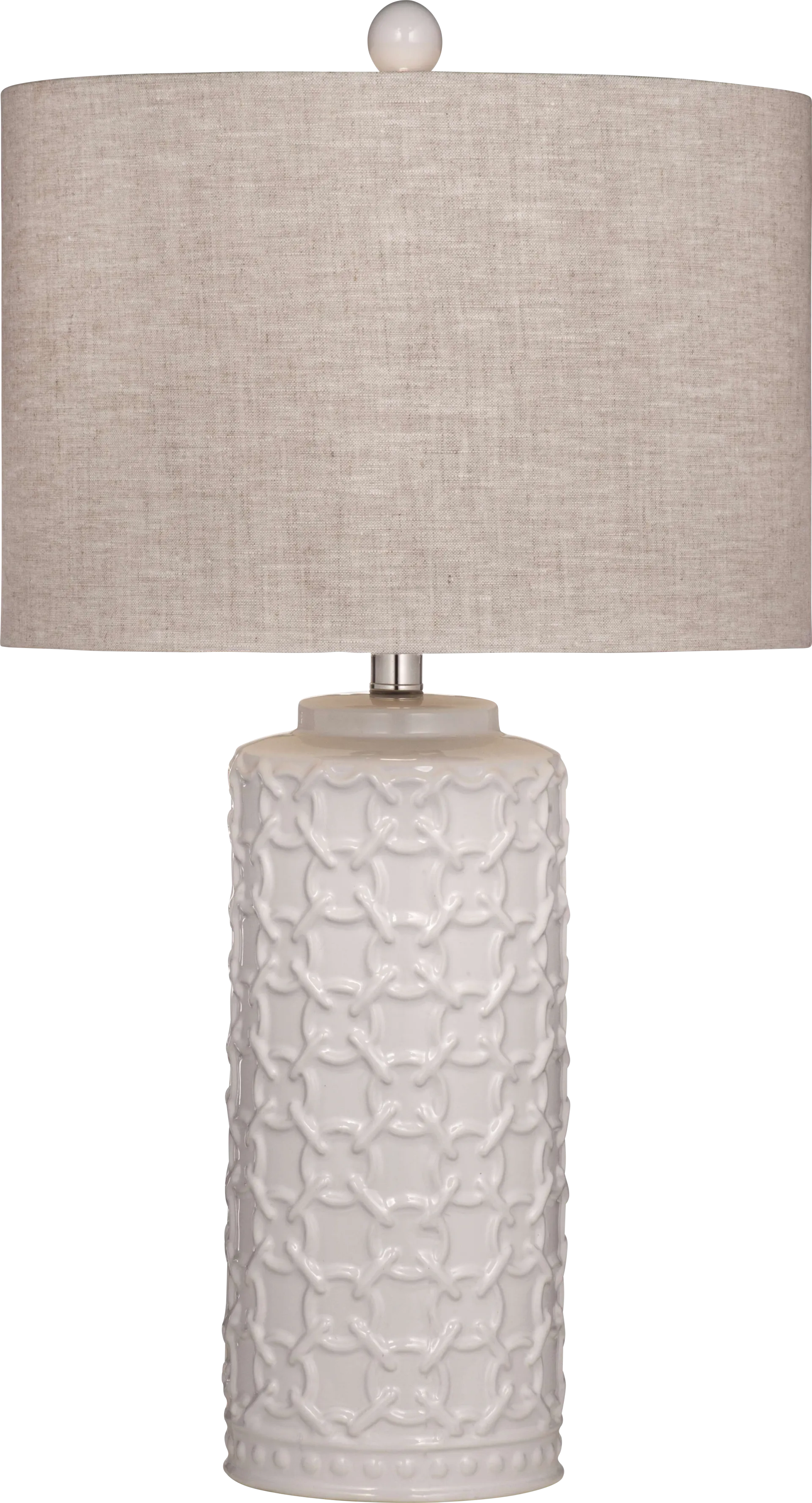 Yaupon Peak White Lamp - Image 1
