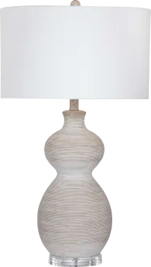 Dacca Estates Beige Lamp