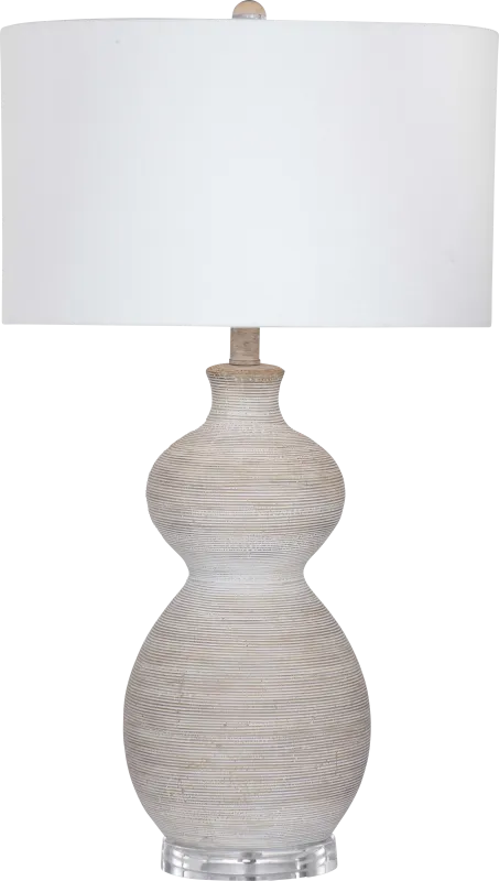 Dacca Estates Beige Lamp