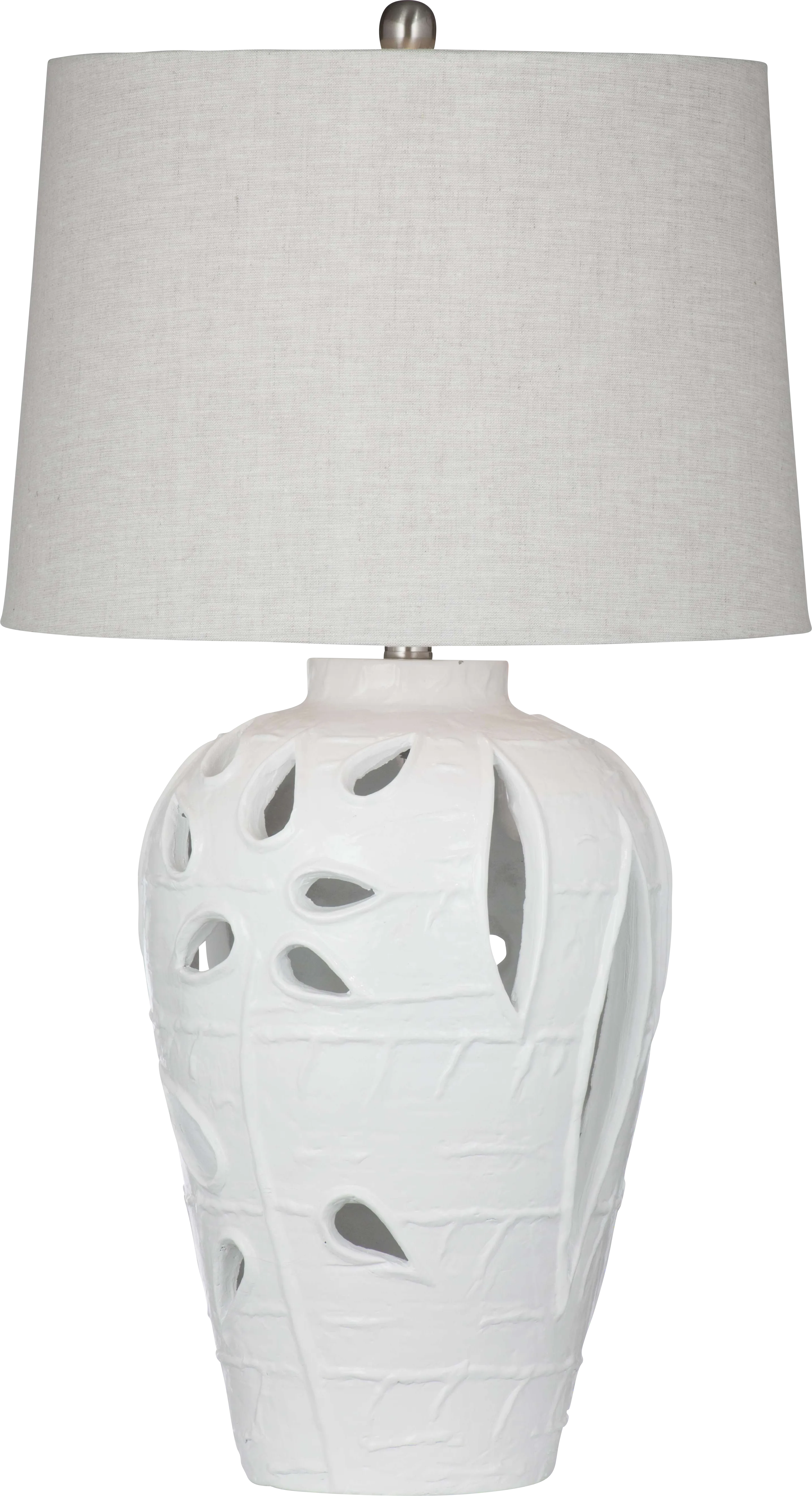 Pacheco Court White Lamp - Thumbnail - Image 1