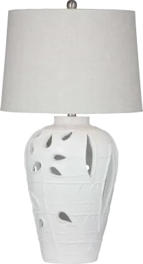 Pacheco Court White Lamp