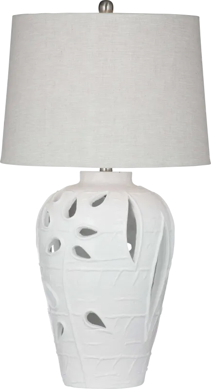 Pacheco Court White Lamp
