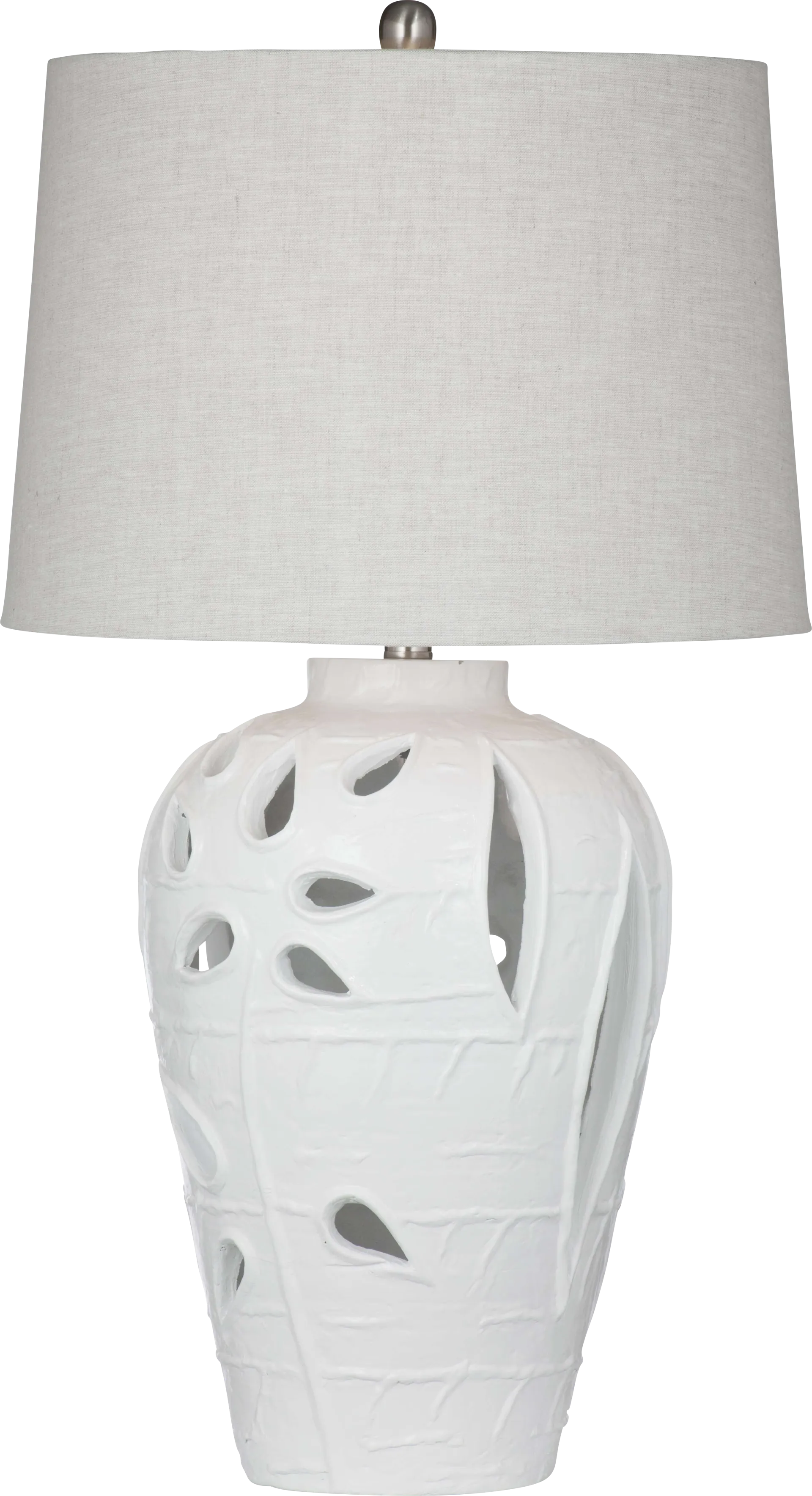 Pacheco Court White Lamp - Image 1