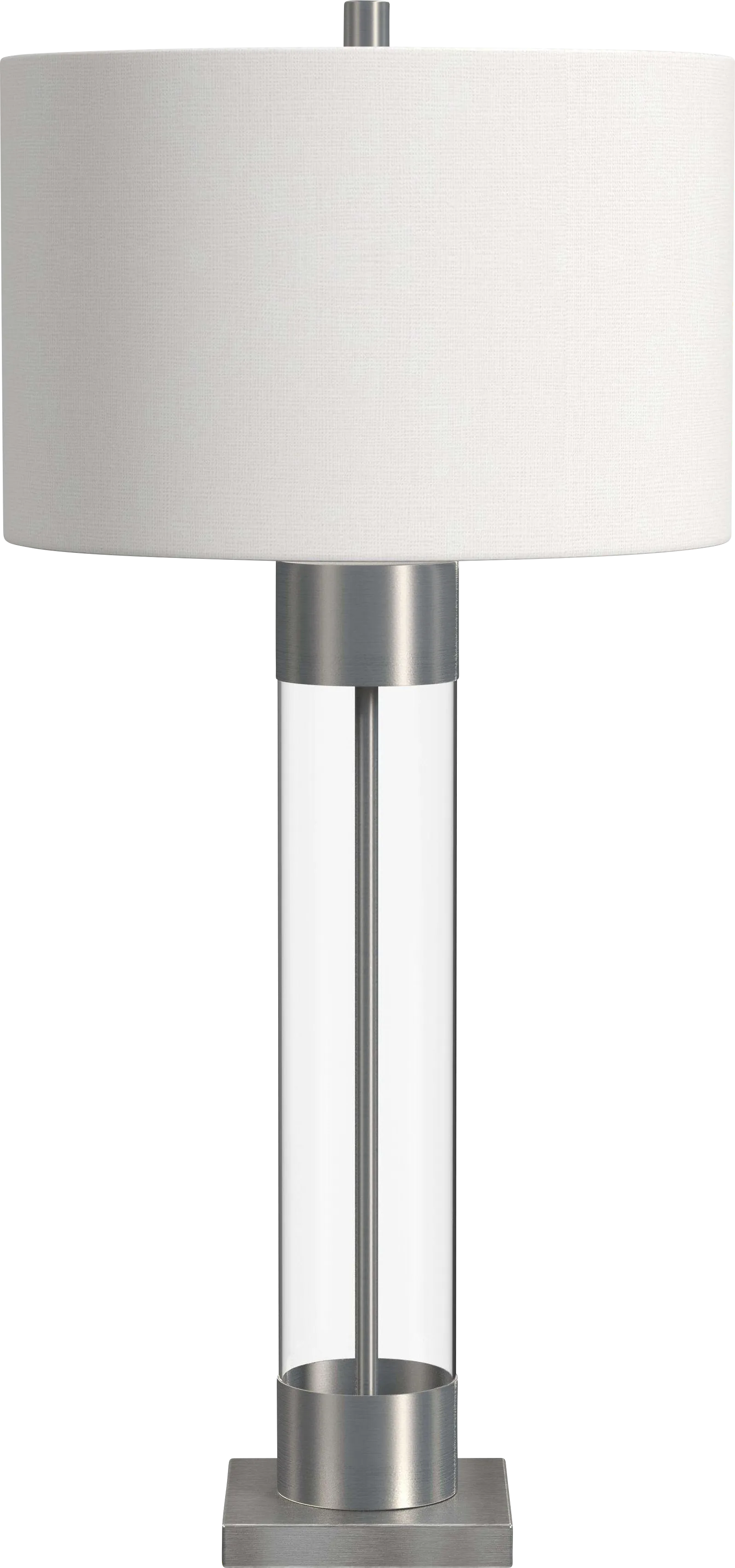 Lacera Edge Nickel Lamp - Image 1