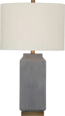 Raines View Gray Lamp