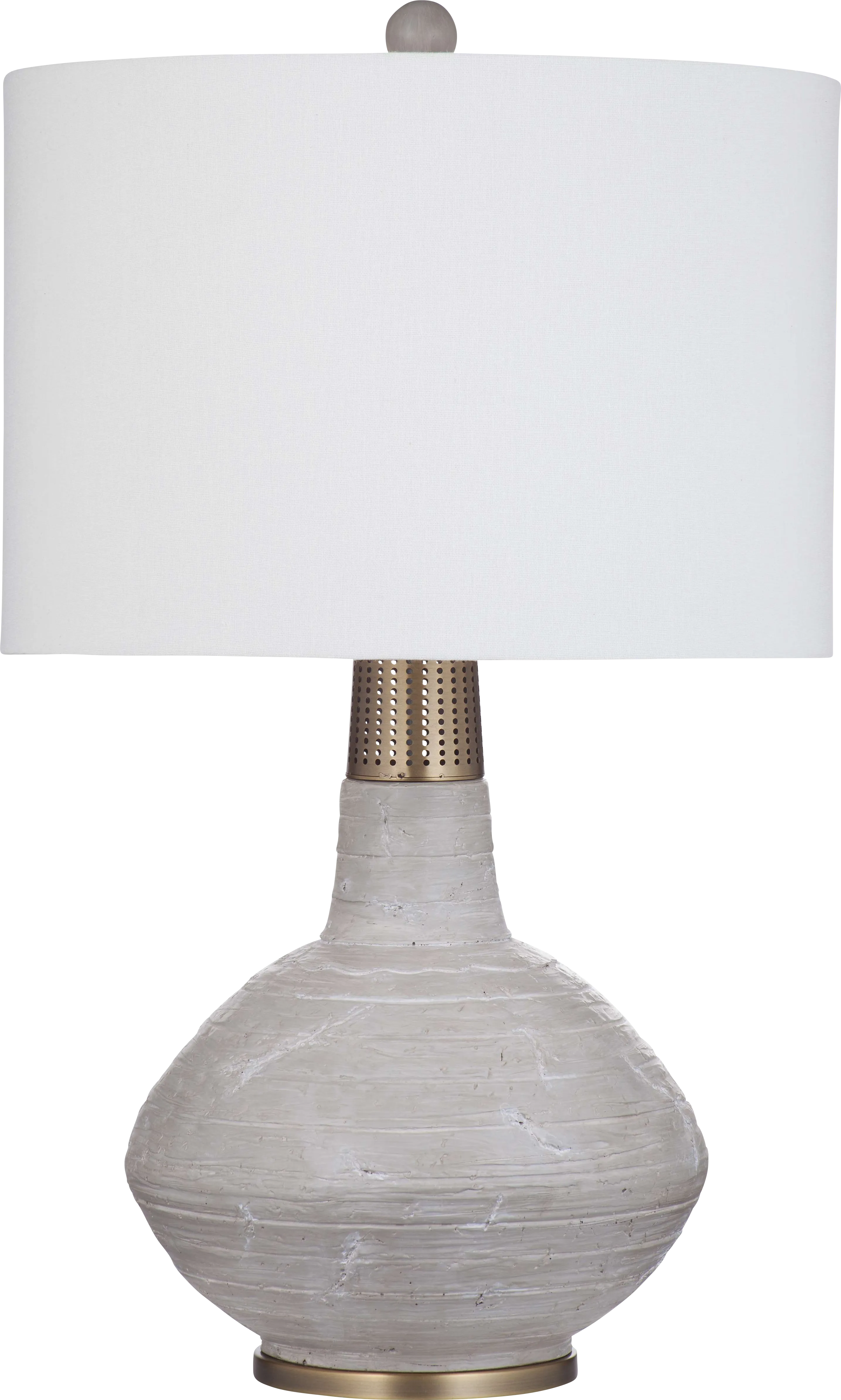 Macdill Gate Gray Lamp