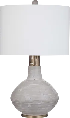 Macdill Gate Gray Lamp