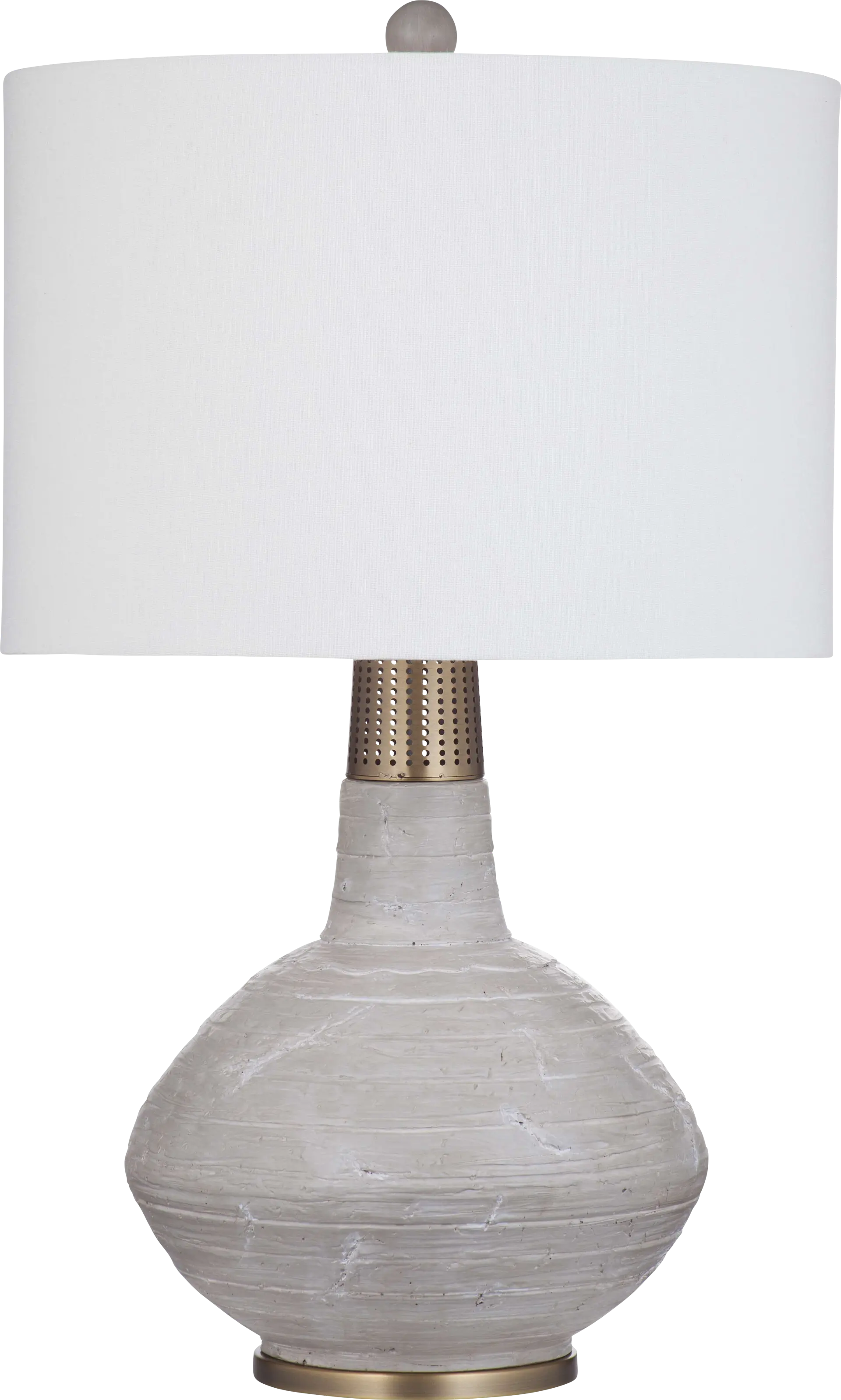 Macdill Gate Gray Lamp