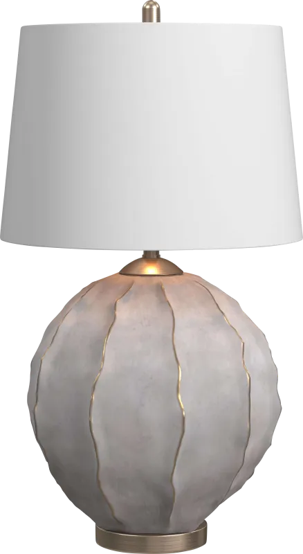 Neving Bay Gray Lamp