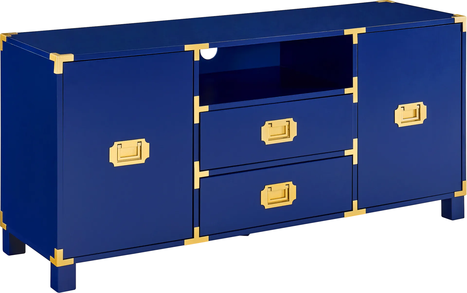 Elegans Blue 52 in. Console - Image 1