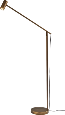 Patsy Post Brass Floor Lamp