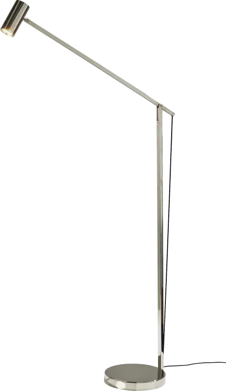 Patsy Post Nickel Floor Lamp