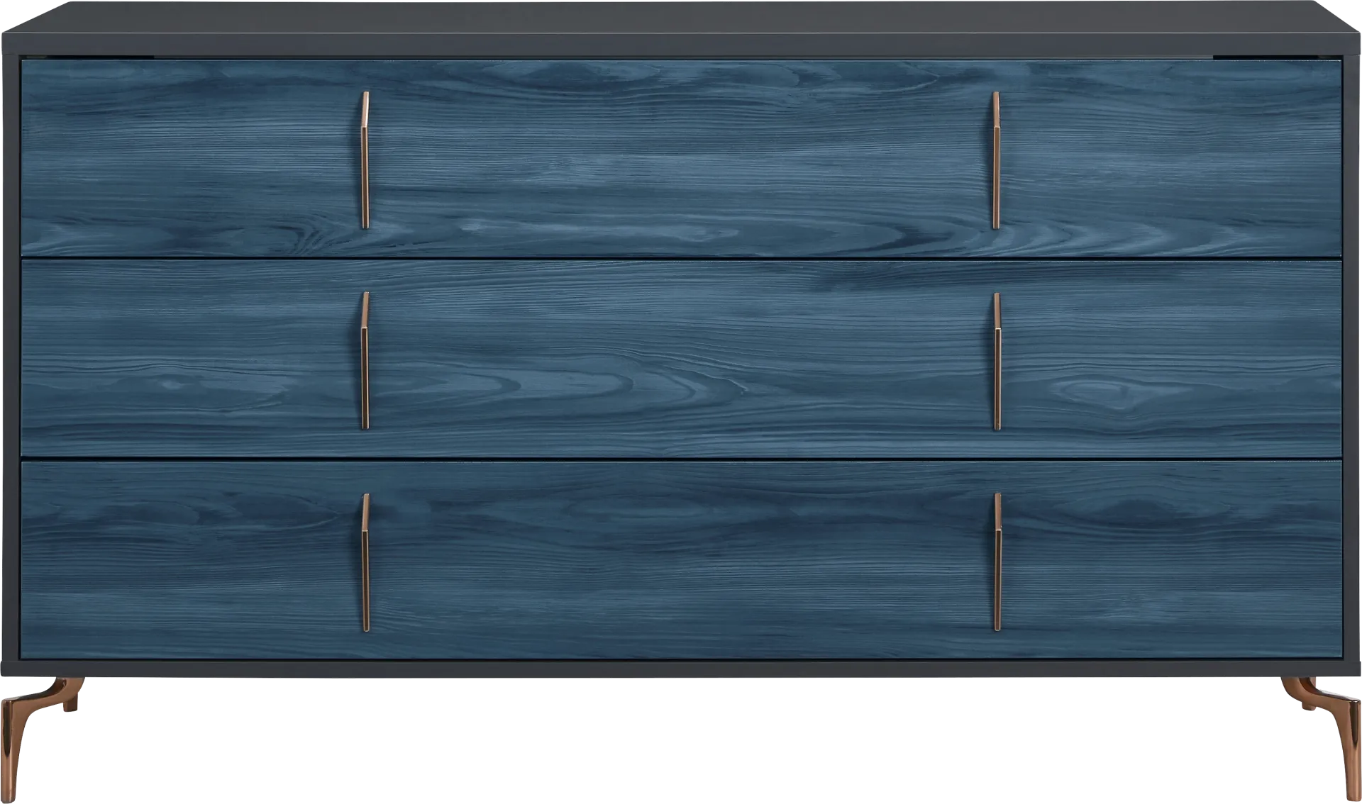 Esmedira Blue 5 Pc King Panel Bedroom - Image 8