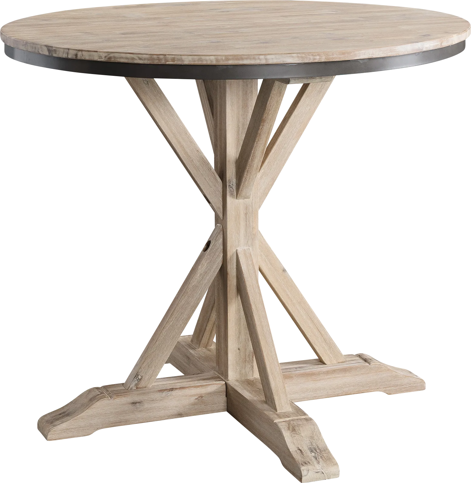 Caravatta Brown Round Counter Height Table - Thumbnail - Image 1