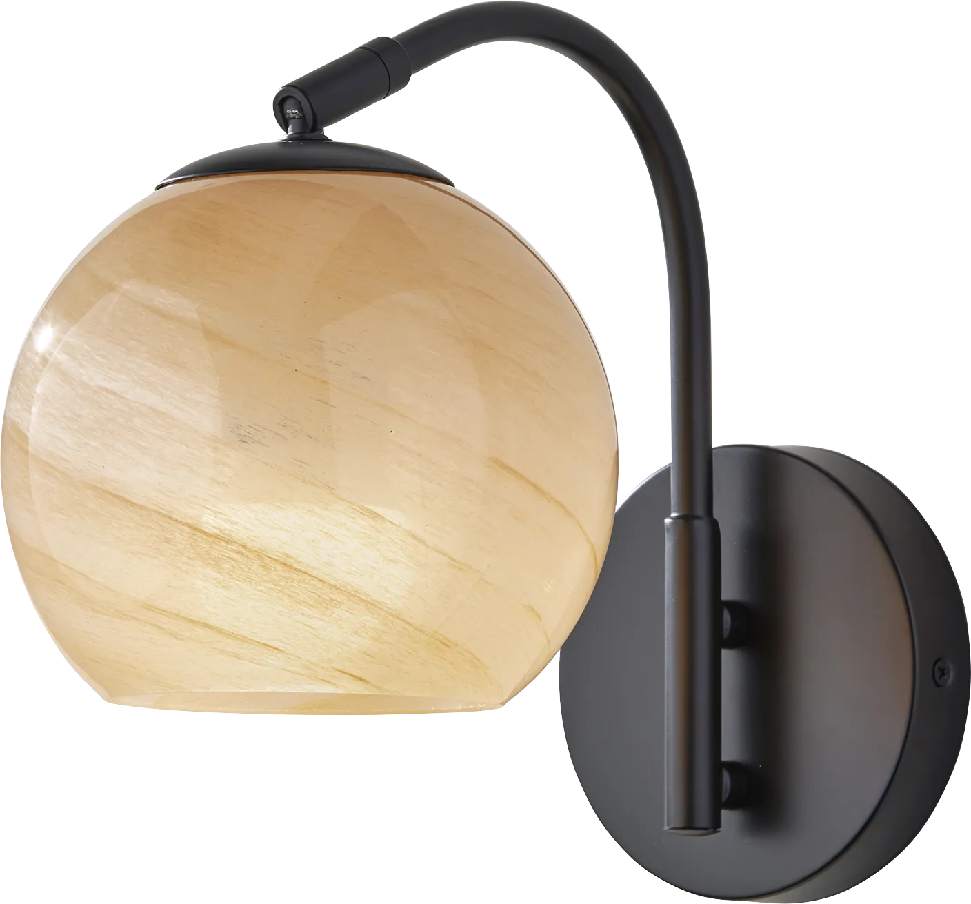 Iliad Post Black Sconce - Image 1