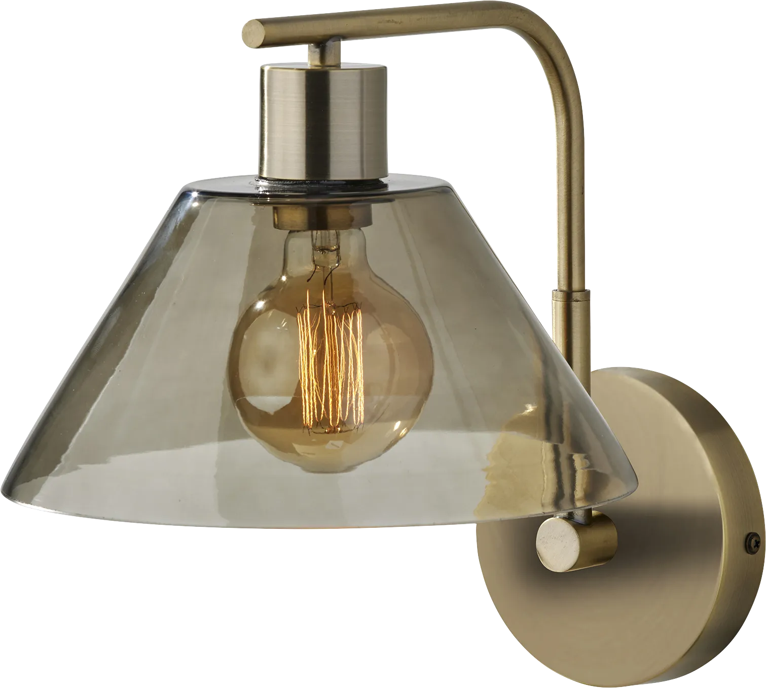 Jacelyn Point Brass Sconce - Image 1