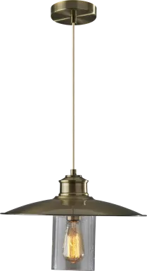 Nephi Creek Brass Pendant