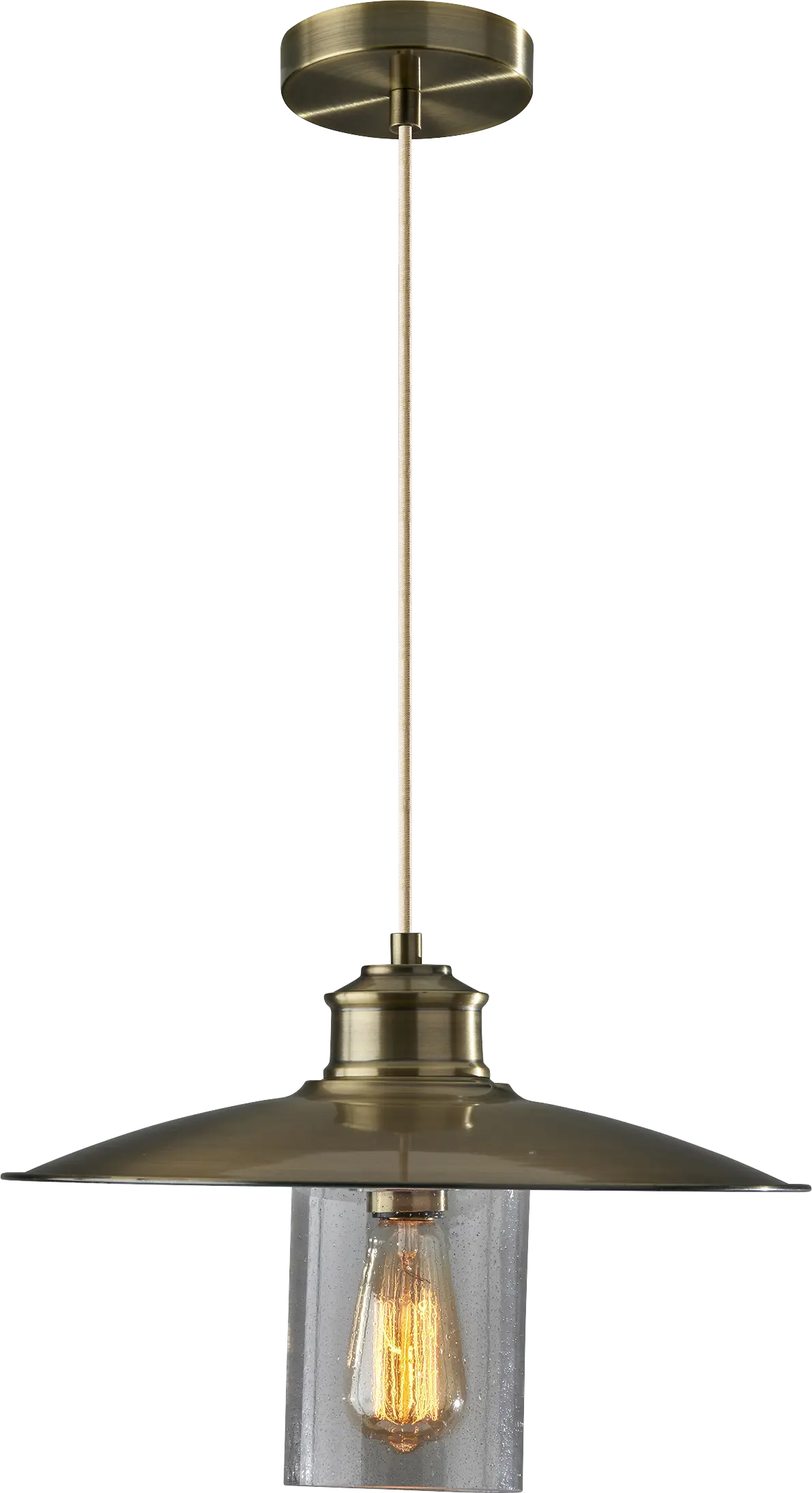Nephi Creek Brass Pendant