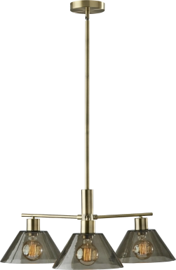Jacelyn Point Brass Chandelier
